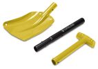 Aluminum Utility Shovel - Yellow/Black