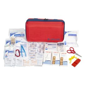 Deluxe Hard-Shell Foam First Aid Kit - 121 Piece