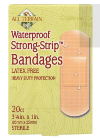 All Terrain - Bandages - Waterproof Strong Strip 1 Inch - 20 Count