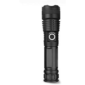 Flashlight LED Flashlight 500000 lumens The most powerful USB flashlight hunting light Portable handheld hunting light