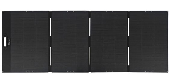 outdoor mobile solar power panel 300W (4 fold / portable / belt bracket), IP67, battery conversion efficiency 24%,5V/3A,9V/1.5A, MC4