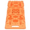 Traction Boards 2 pcs Orange 42.1"x12.2"x2.8" Nylon