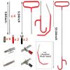 Stainless steel long distance car emergency Key Hook tool O-handle kit 20-piece wedge airbag wrench combination tool