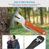 Outdoor Survival Multitool 7in Folding Multifunctional Axe Hammer Plier Knife Tool Camping