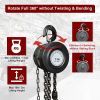 Hand Chain Hoist, 2200 lbs 1 Ton Heavy Duty Chain Hoist 10ft Chain Fall Chain Lift with 2 Chain Hooks for Lifting Good in Transport & Workshop