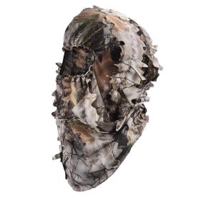 Kylebooker Ghillie Face Mask 3D Leafy Ghillie Camouflage Full Cover Headwear Hunting Accessories (style: mask1.0)